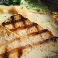 Yasai ramen close up at Okiboru in Atlanta