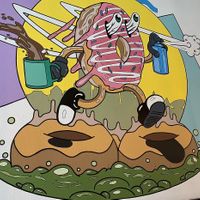 Wall decor  at Bitchin Donuts in Albany