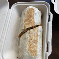 Breakfast burrito  at Bitchin Donuts in Albany