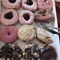 A dozen nice fresh ones   at Bitchin Donuts in Albany