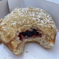 Blueberry crumb cake - very, very good! at Bitchin Donuts in Albany