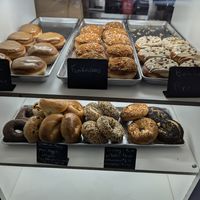 Donuts and bagels at Bitchin Donuts in Albany