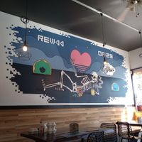 Dining area at Bitchin Donuts in Albany