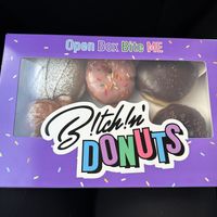 6 donuts  #Veganuary at Bitchin Donuts in Albany