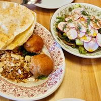 Amazing cucumbers and radishes  at Kundah Hôtel in Quebec