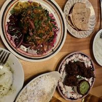 Chargrilled Broccoli and pakoras   at Kundah Hôtel in Quebec