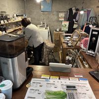 Matcha soy lattes being made!  at noccas wion in Uji