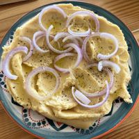Split pea dip  at To Tzitziki Sto Almiriki in Crete