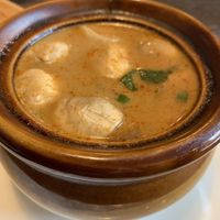 Royal Tom Yum soup  at Green Elephants Thai Vegan in Watkins Glen