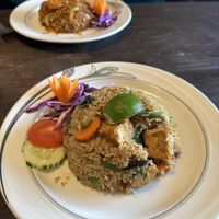 Spicy basil fried rice   at Green Elephants Thai Vegan in Watkins Glen