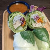 Summer rolls at Green Elephants Thai Vegan in Watkins Glen