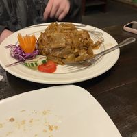 Pad see are  at Green Elephants Thai Vegan in Watkins Glen