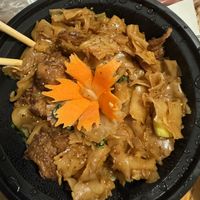 Pad See Aew with Mock Duck  at Green Elephants Thai Vegan in Watkins Glen