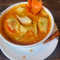 Curry at Green Elephants Thai Vegan in Watkins Glen