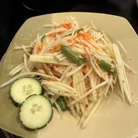 Papaya salad   at Green Elephants Thai Vegan in Watkins Glen