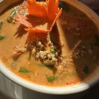 Penang curry with tofu  at Green Elephants Thai Vegan in Watkins Glen