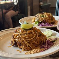 pad thai  at Green Elephants Thai Vegan in Watkins Glen