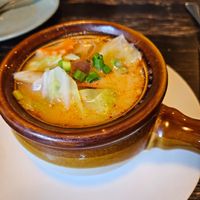 Royal tom yum at Green Elephants Thai Vegan in Watkins Glen