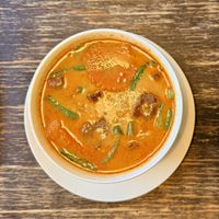 Panang curry  at Green Elephants Thai Vegan in Watkins Glen