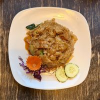 Pad see aew  at Green Elephants Thai Vegan in Watkins Glen