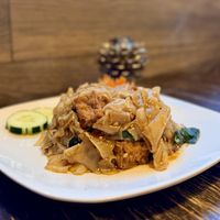 Pad see aew  at Green Elephants Thai Vegan in Watkins Glen