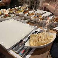 …complimentary emping and an overview of the food….  at Blauw in Utrecht