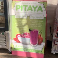 Pitaya sign   at Urban Desserts in Gold River