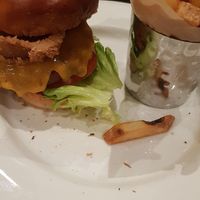 Hard rock cafe moving mountains burger at Hard Rock Cafe in Munich