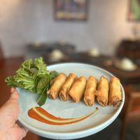  Egan spring rolls   at La Moi Plant-Based Restaurant in Ho Chi Minh City