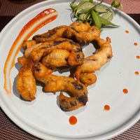 Fried tamarind mushrooms - probably my fave dish of the night  at La Moi Plant-Based Restaurant in Ho Chi Minh City