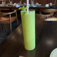 Mango tofu smoothie  at La Moi Plant-Based Restaurant in Ho Chi Minh City