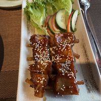 Vegan ribs   at La Moi Plant-Based Restaurant in Ho Chi Minh City