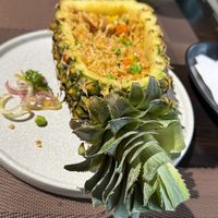 Pineapple Fried Ricee  at La Moi Plant-Based Restaurant in Ho Chi Minh City