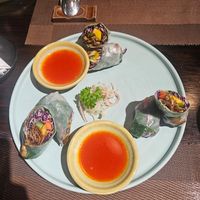 Summer Rolls at La Moi Plant-Based Restaurant in Ho Chi Minh City
