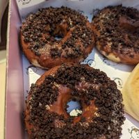 Chocolate ring at HERE-O Donuts  in Abu Dhabi