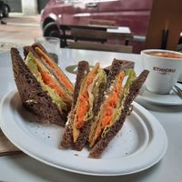 Seitan Club Sandwich at Radicetonda - Via Spallanzani in Milan