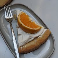 Orange cake/tarte at Radicetonda - Via Spallanzani in Milan