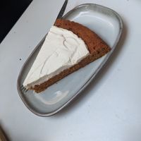 Carrot cake with light cream at Radicetonda - Via Spallanzani in Milan