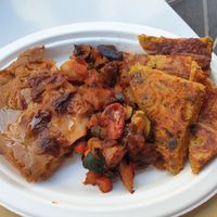 Lasagne, Caponata, Farinata at Radicetonda - Via Spallanzani in Milan