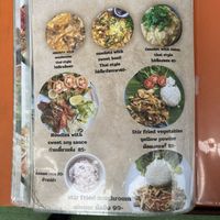 Thai food  at Green Hand Vegetarian and Vegan Food in Chiang Mai