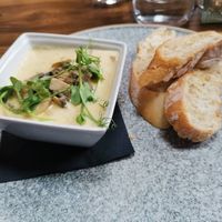 Mushroom with cream at L'Osteria Italiana in York