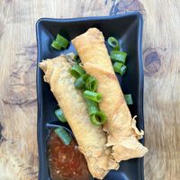 Veggie spring rolls  at Chopstix  in Lorne