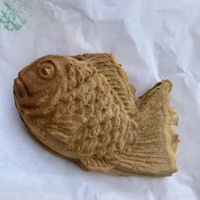 Matcha taiyaki   at Taiyaki Namihei たい焼きなみへい in Kamakura