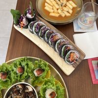 some vegan dishes  at MEU TEMPO in Porto