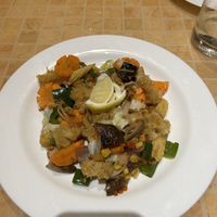 Stir fried veggies with no chicken powder but also without any special taste  at Kilimanjaro Kafe in Cebu