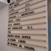 Menu as of August 2025 at Revel Coffee Bar & Concept Store in Clonakilty