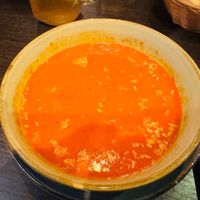 Vegan red lentil soup  at Ganesh in Falkensee