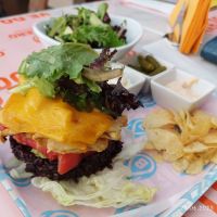 Vegan Chicken with black rice Yummy 😋 at Bolero Fitburger in Sofia