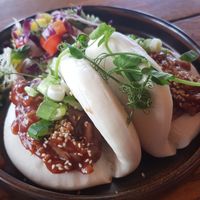 Jackfruit bao buns at The Sand Dancer in South Shields