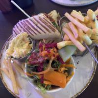 Sundried tomato and avocado panini  at The Master Barista in Harlow